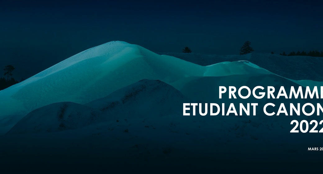 Programme Etudiant Canon